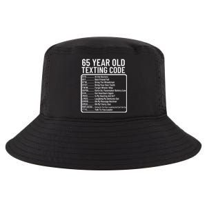 Funny 65 Year Old Texting Code Birthday Cool Comfort Performance Bucket Hat