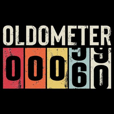Funny 60 Years Old Oldometer Vintage 60th Birthday Odometer T-Shirt