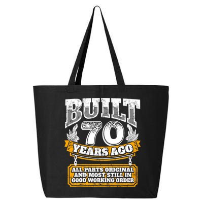 Funny 70th Birthday Gift BDay Gift Saying Age 70 Year Joke 25L Jumbo Tote