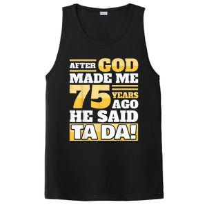 Funny 75th Birthday Present - 75 Years PosiCharge Competitor Tank