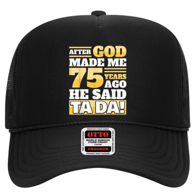 Funny 75th Birthday Present - 75 Years Trucker Hat