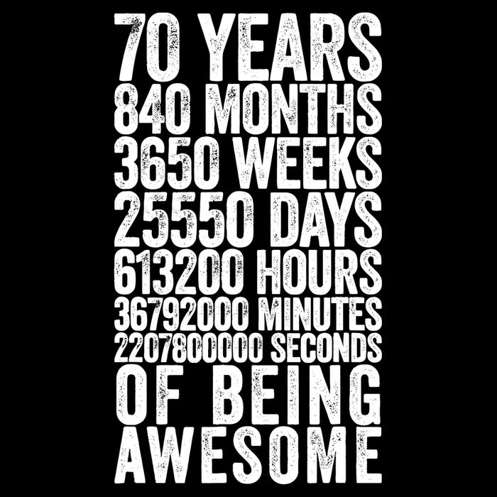 Funny 70th Birthday Old Meter Funny 70 Year Old Gifts Cooling Performance Crew T-Shirt