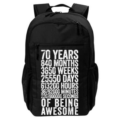 Funny 70th Birthday Old Meter Funny 70 Year Old Gifts Daily Commute Backpack