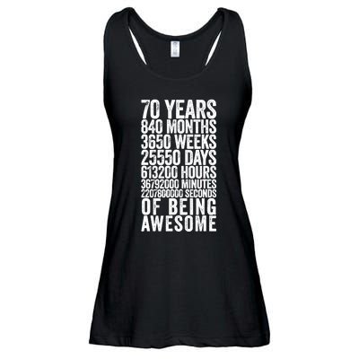 Funny 70th Birthday Old Meter Funny 70 Year Old Gifts Ladies Essential Flowy Tank