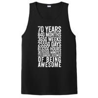 Funny 70th Birthday Old Meter Funny 70 Year Old Gifts PosiCharge Competitor Tank