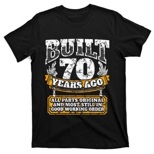 Funny 70th Birthday B Day Gift Saying Age 70 Year Joke T-Shirt