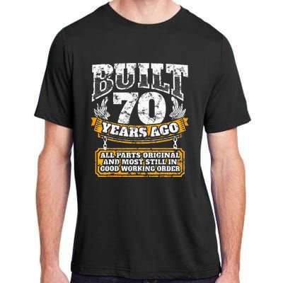 Funny 70th Birthday B Day Gift Saying Age 70 Year Joke Adult ChromaSoft Performance T-Shirt