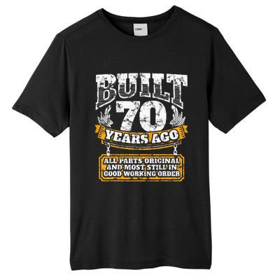 Funny 70th Birthday B Day Gift Saying Age 70 Year Joke Tall Fusion ChromaSoft Performance T-Shirt