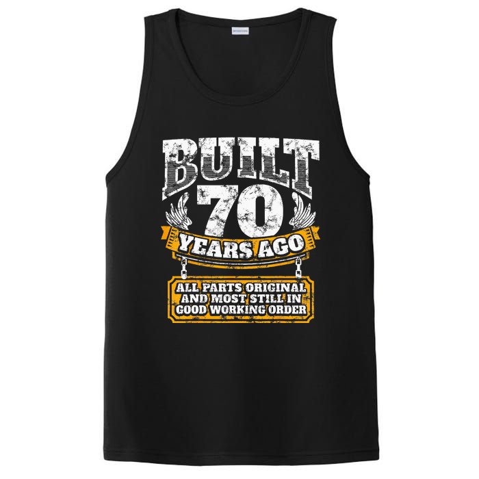 Funny 70th Birthday B Day Gift Saying Age 70 Year Joke PosiCharge Competitor Tank