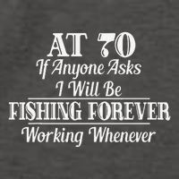 Funny 70th Birthday 70 Year Old Fishing Apparel Vector Backpack