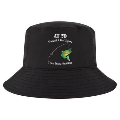 Funny 70th Birthday Gift 70YearOld Fisherman Fishing Cool Comfort Performance Bucket Hat