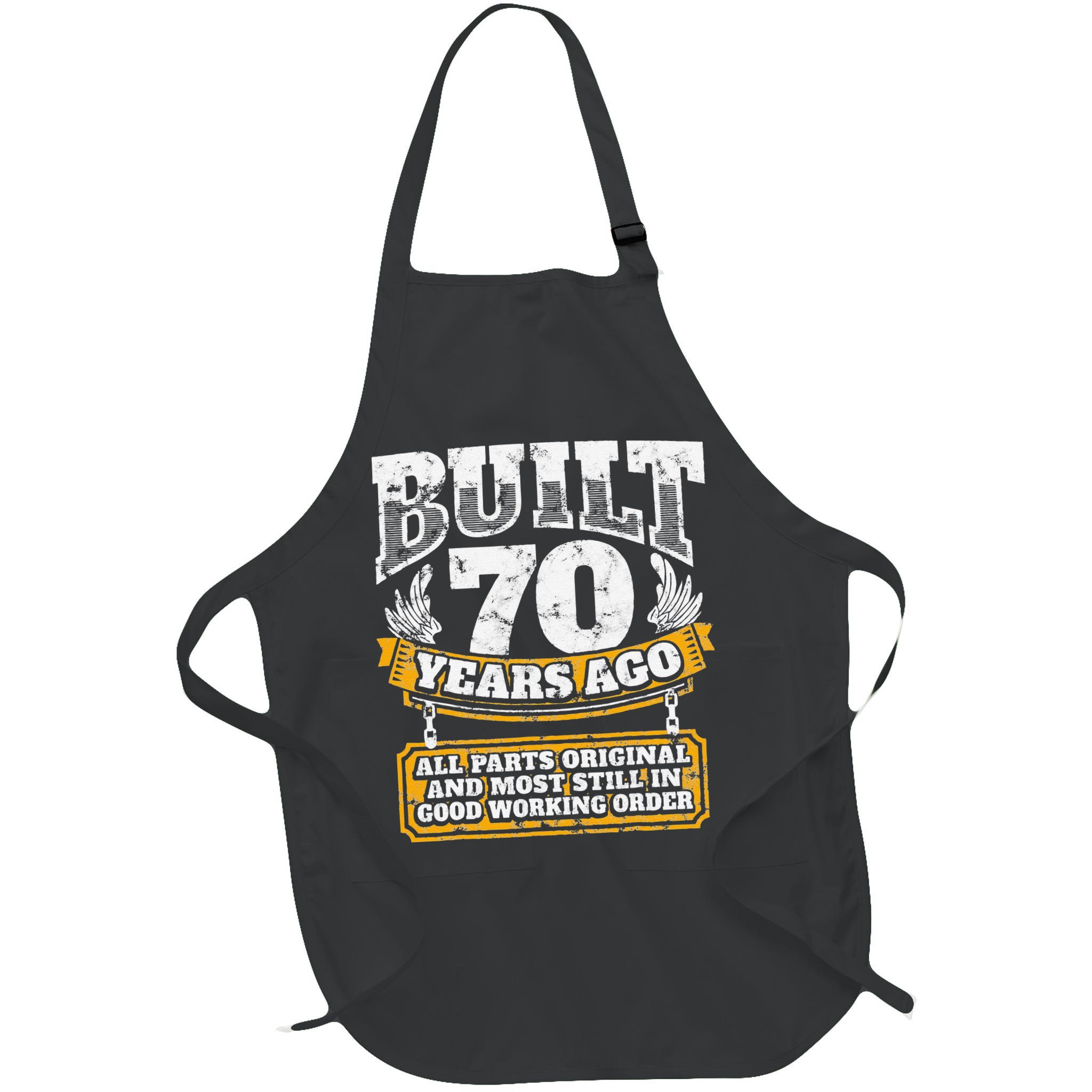Funny 70th Birthday BDay Gift Saying Age 70 Year Joke Apron
