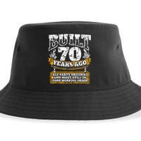 Funny 70th Birthday B Day Gift Saying Age 70 Year Joke Sustainable Bucket Hat