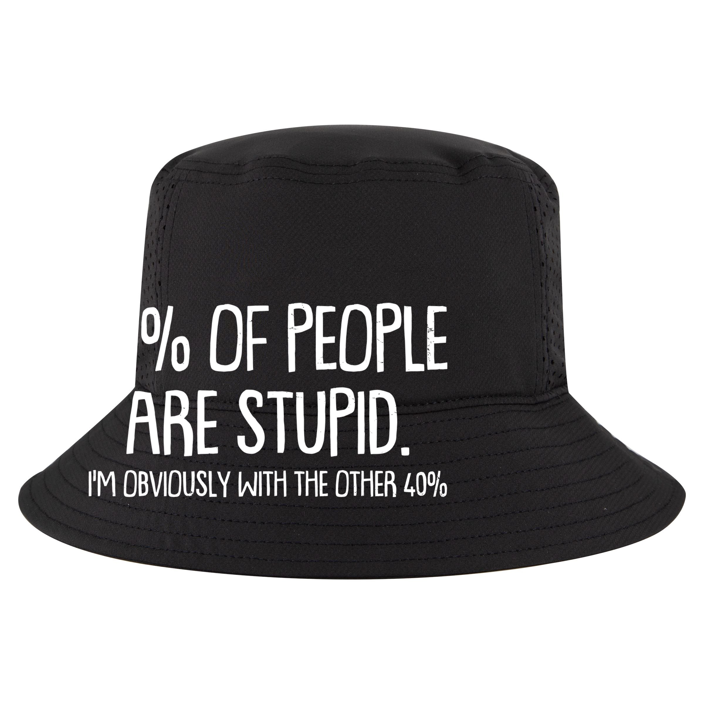 Funny 70 Percent Of People Are Stupid I'm Obviously With The Other 40 Percent 15oz Campfire Ceramic Mug