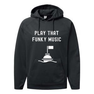 Funny 70s Retro Disco Play That Funky Music Performance Fleece Hoodie