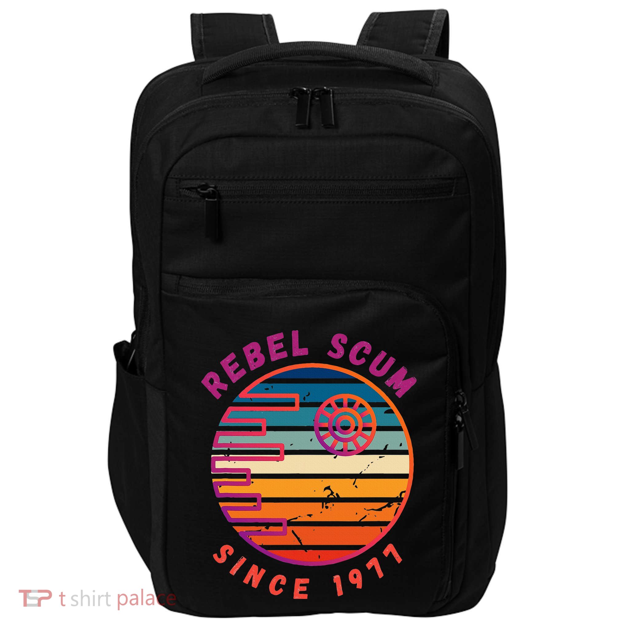 Funny 70`S Sci Fi Movie Geek Mom Dad Brother Sister Impact Tech Backpack