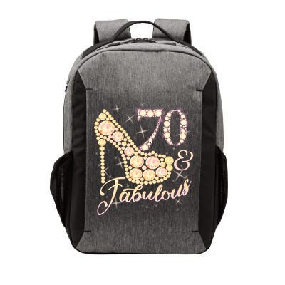 Fabulous & 70 Sparkly Heel 70th Birthday Vector Backpack