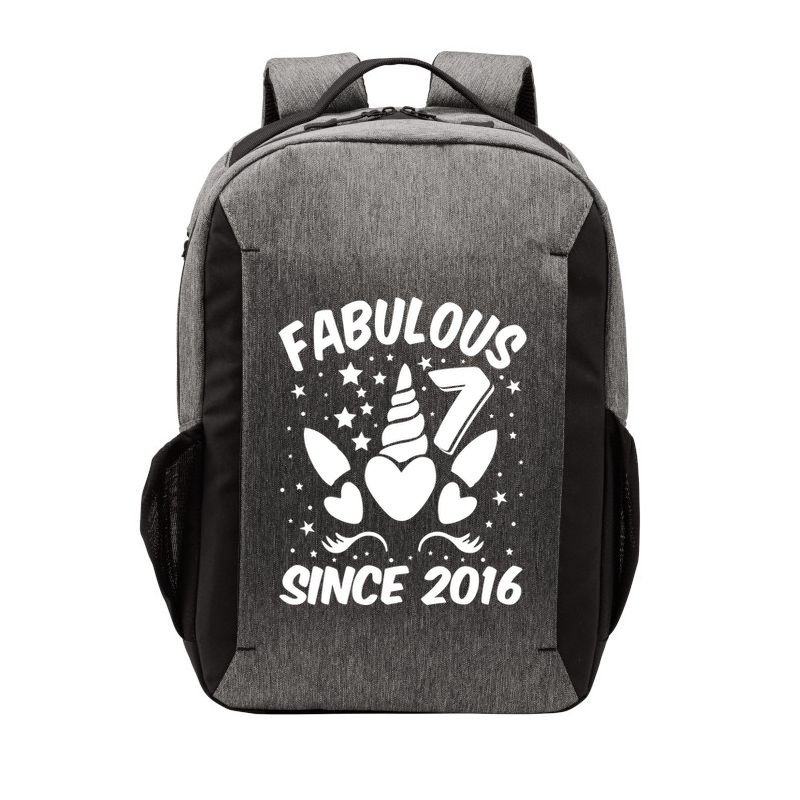 Fabulous 7 Since 2016 Unicorn Birthday Vector Backpack
