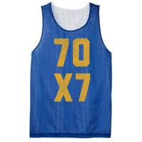 Forgiven 70 X 7 Bible Forgive Verse Christian Forgiveness Gift Mesh Reversible Basketball Jersey Tank