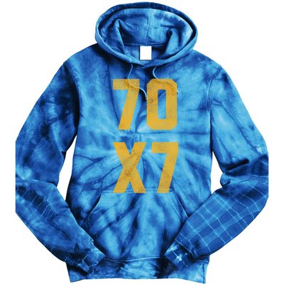 Forgiven 70 X 7 Bible Forgive Verse Christian Forgiveness Gift Tie Dye Hoodie