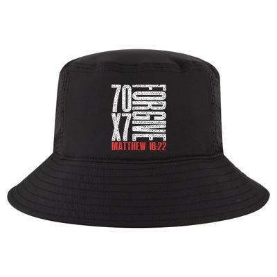 Forgive 70 X 7 Times Seventy Times Seven Jesus Matthew 1822 Cool Comfort Performance Bucket Hat