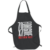 Forgive 70 X 7 Times Seventy Times Seven Jesus Matthew 1822 Apron