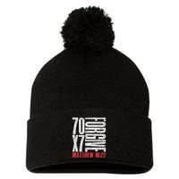 Forgive 70 X 7 Times Seventy Times Seven Jesus Matthew 1822 Pom Pom 12in Knit Beanie