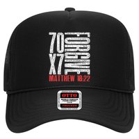 Forgive 70 X 7 Times Seventy Times Seven Jesus Matthew 1822 Trucker Hat