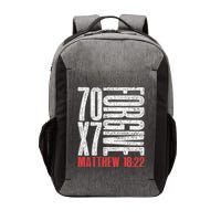 Forgive 70 X 7 Times Seventy Times Seven Jesus Matthew 1822 Vector Backpack