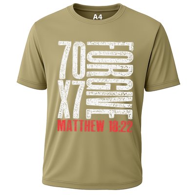 Forgive 70 X 7 Times Seventy Times Seven Jesus Matthew 1822 Performance Shirt