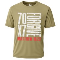 Forgive 70 X 7 Times Seventy Times Seven Jesus Matthew 1822 Performance Shirt