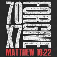 Forgive 70 X 7 Times Seventy Times Seven Jesus Matthew 1822 Cool Comfort Performance Bucket Hat