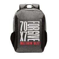 Forgive 70 X 7 Times Seventy Times Seven Jesus Matthew 1822 Vector Backpack