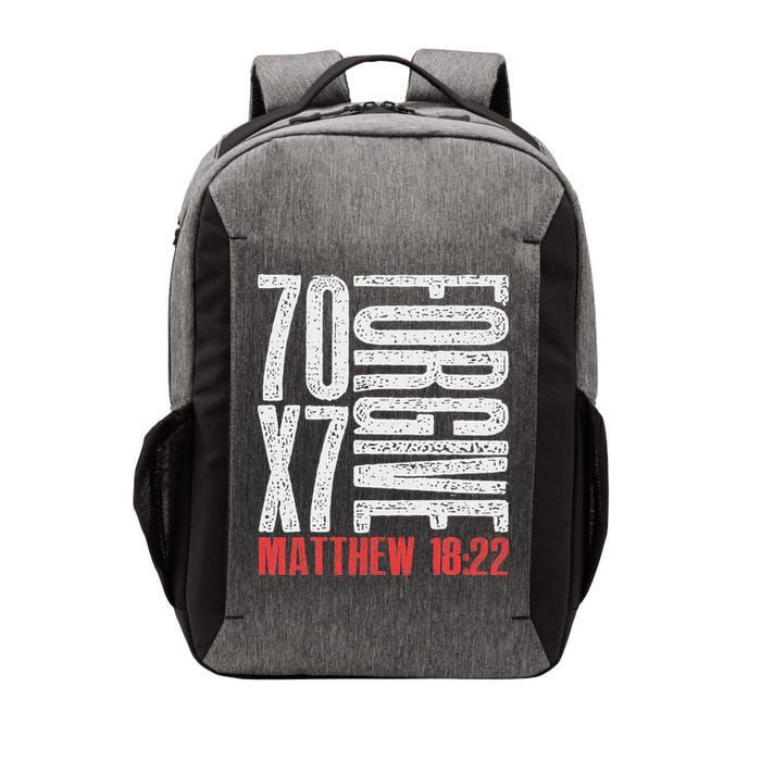 Forgive 70 X 7 Times Seventy Times Seven Jesus Matthew 1822 Vector Backpack