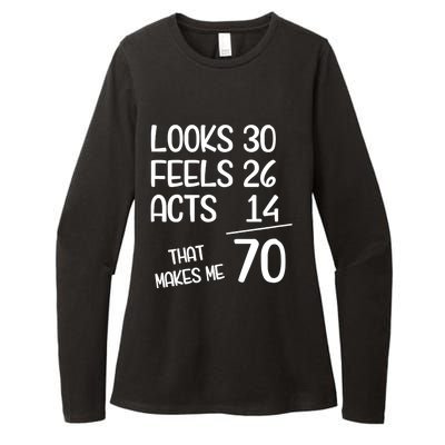 Funny 70 Year Old 70th Birthday Born In 1953 Womens CVC Long Sleeve Shirt