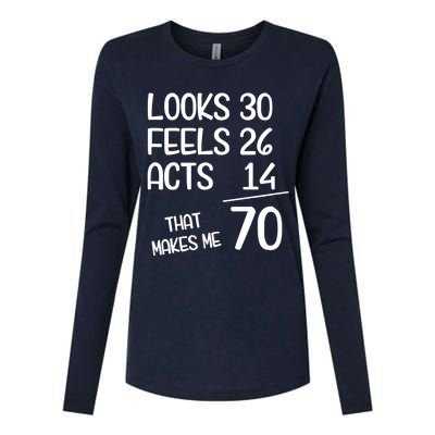 Funny 70 Year Old 70th Birthday Born In 1953 Womens Cotton Relaxed Long Sleeve T-Shirt