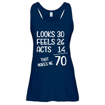 Funny 70 Year Old 70th Birthday Born In 1953 Ladies Essential Flowy Tank