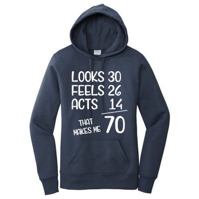 Funny 70 Year Old 70th Birthday Born In 1953 Women's Pullover Hoodie