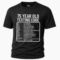 Funny 75 Year Old Texting Code Birthday Performance Shirt