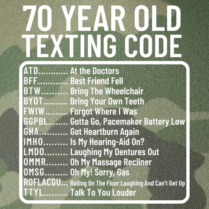 Funny 70 Year Old Texting Code Birthday Legacy Tie Dye Trucker Hat