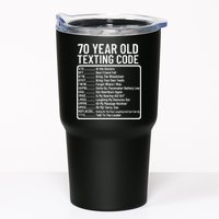 Funny 70 Year Old Texting Code Birthday Tumbler