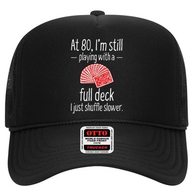 Funny 80th Birthday Gift 80 Year Old Cards Trucker Hat