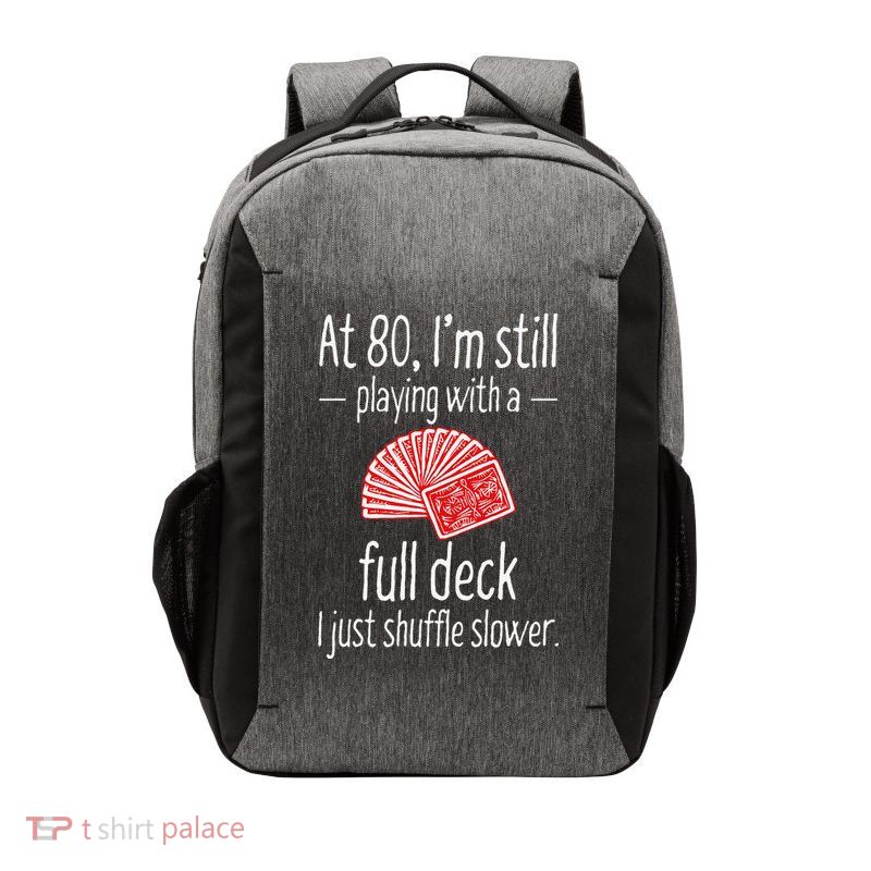 Funny 80th Birthday Gift 80 Year Old Cards Vector Backpack