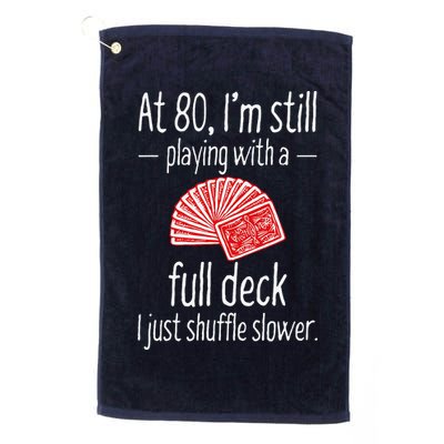 Funny 80th Birthday Gift 80 Year Old Cards Golf Towel