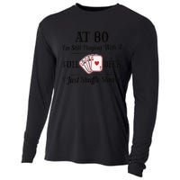 Funny 80th Birthday Gift  - 80 Year Old Cards Shirt Cooling Performance Long Sleeve Crew