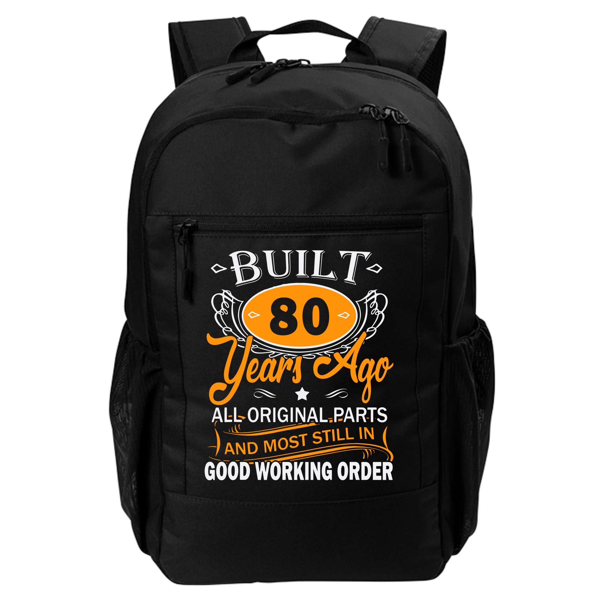 Funny 80th Birthday 80 Years Old Gifts Men Women Backpack