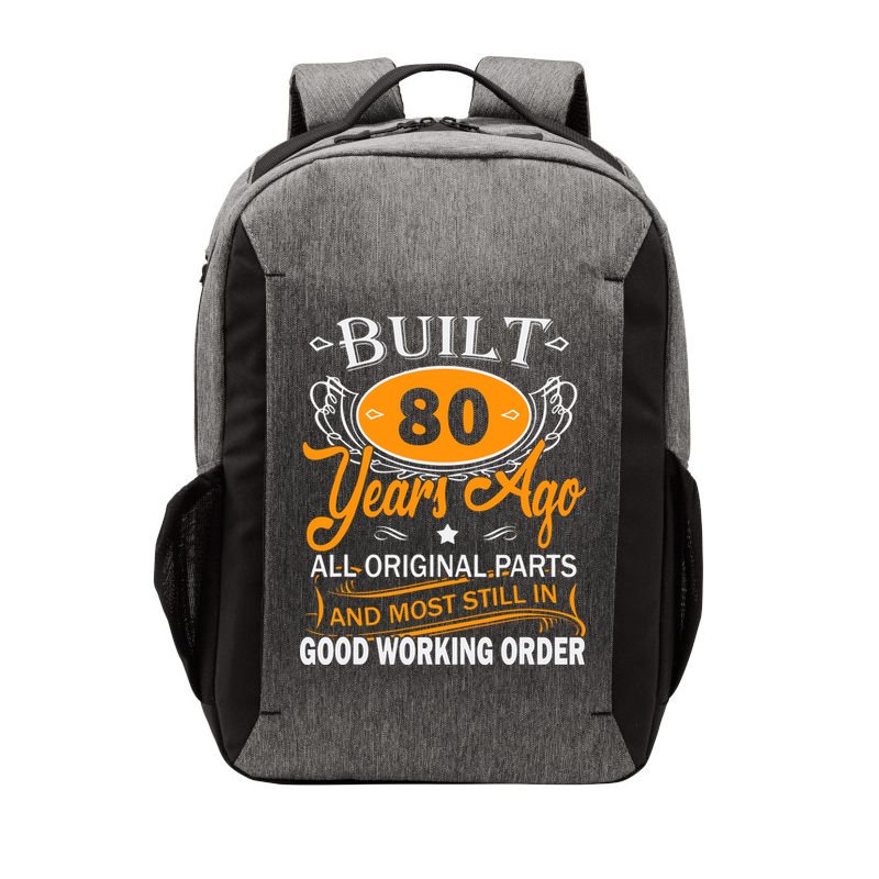 Funny 80th Birthday 80 Years Old Gifts Men Women Vector Backpack