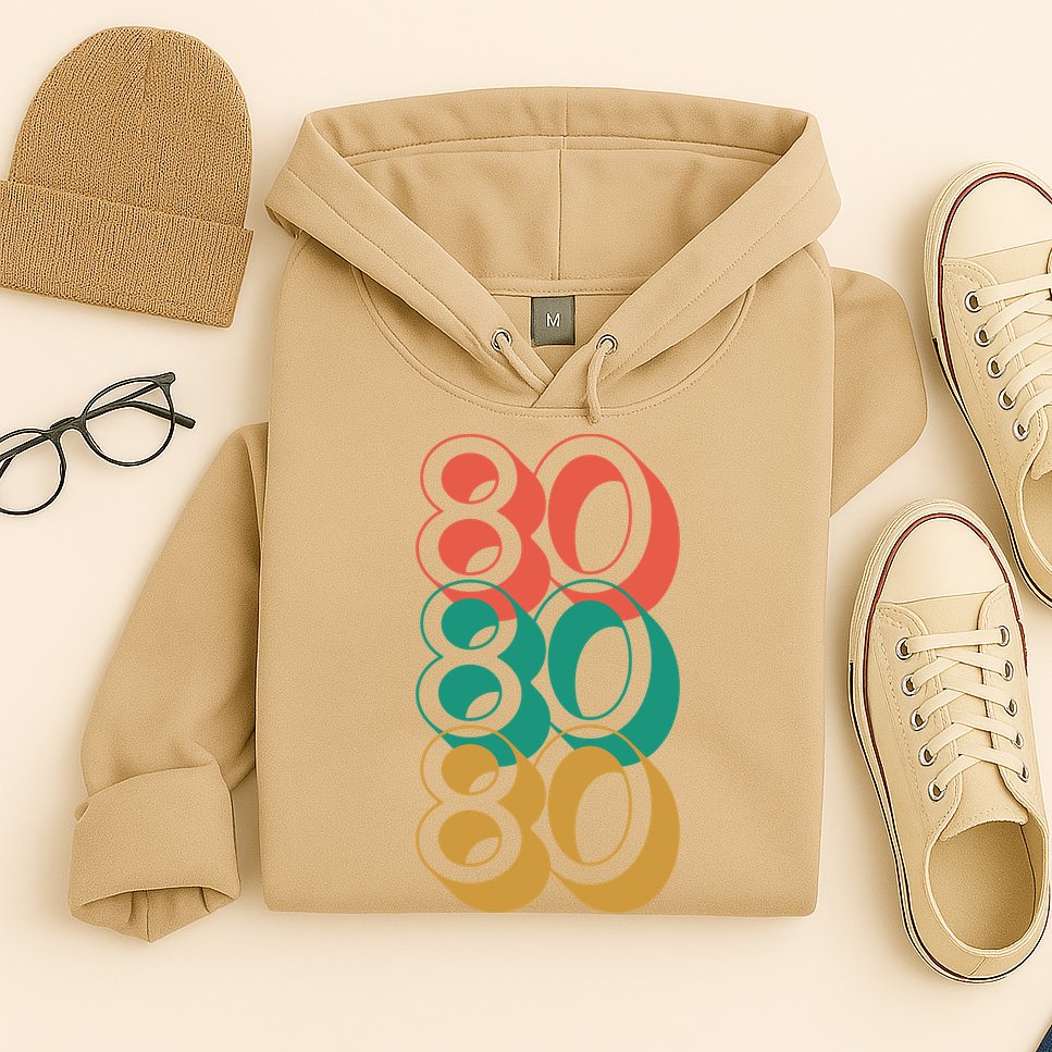 Funny 80th Birthday Retro Hoodie
