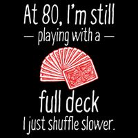 Funny 80th Birthday Gift 80 Year Old Cards Womens T-Shirt