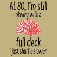 Funny 80th Birthday Gift 80 Year Old Cards Cooling Performance Crew T-Shirt